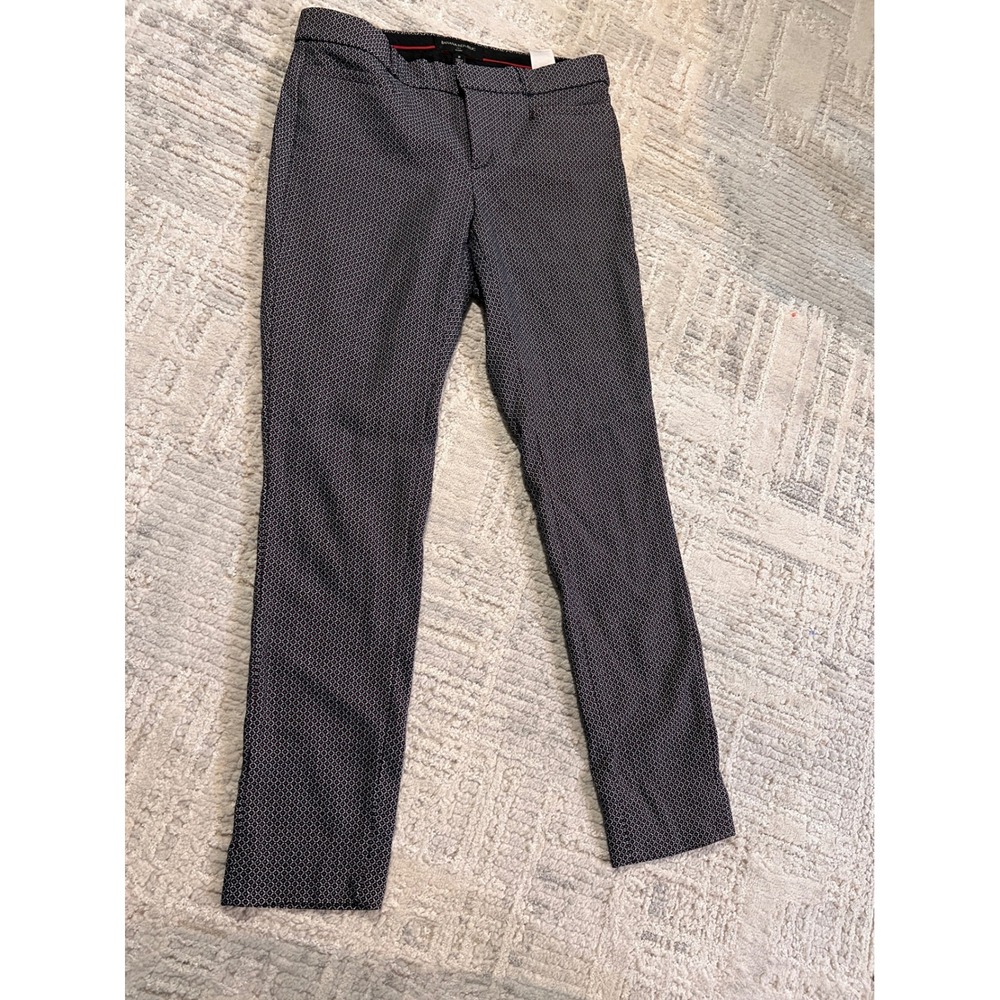 Banana Republic Sloan Fit Geometric Print Career Work Pants Size 2 - Picture 4 of 14